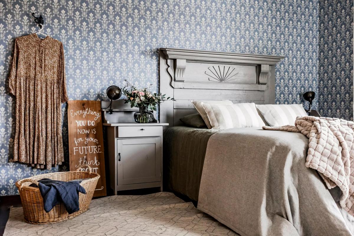 Hudiksvalls Teater wallpaper in the bedroom
